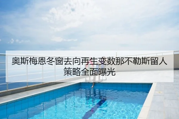 奥斯梅恩冬窗去向再生变数那不勒斯留人策略全面曝光